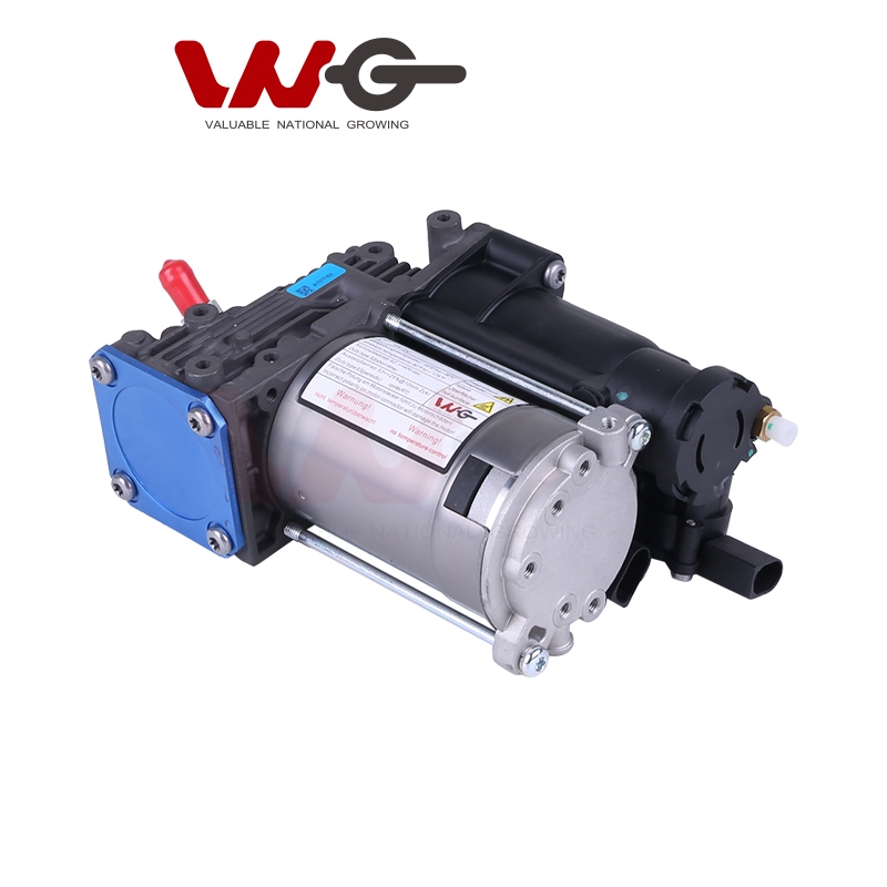 VNG vehicle air ride compressor pump C2D47540 full side profile view