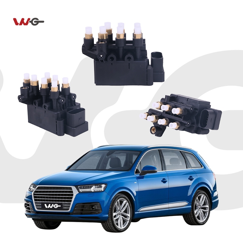 Air suspension valve block, Audi SUV auto parts scene