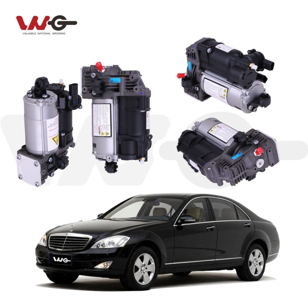 Automotive air suspension pump components for Mercedes‑Benz sedan replacement repair parts